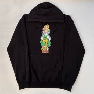 Hook Ups Alice Organic Leaf Pullover Skateboarding Hoodie Modern Reprint Medium